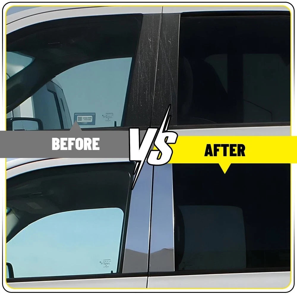 Exterior Chrome Pillar Post Cover Trim for Nissan Titan Crew Cab (2004–2015) 6-30X