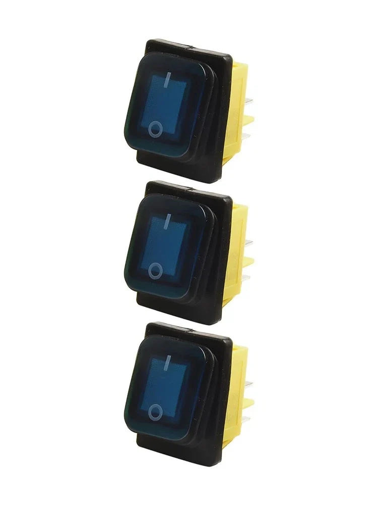 30A Heavy Duty Waterproof Rocker Switch for Cars and Boats