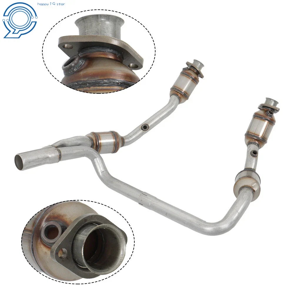 Exhaust Y Pipe Catalytic Converter Set for Jeep Wrangler JK (2007–2009)