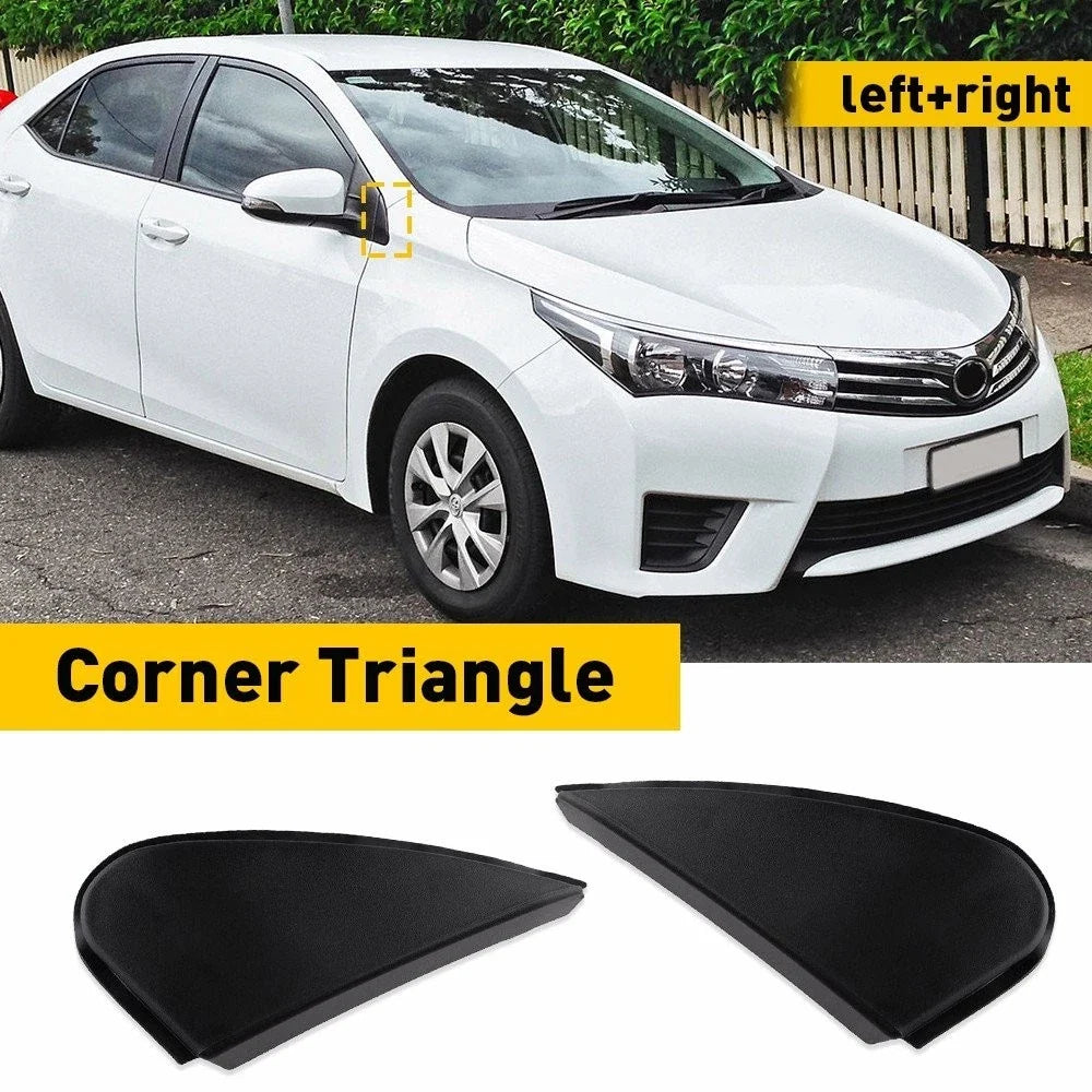 Set of 2 Side View Mirror Fender Corner Trim Covers for Toyota Corolla (2014–2016)