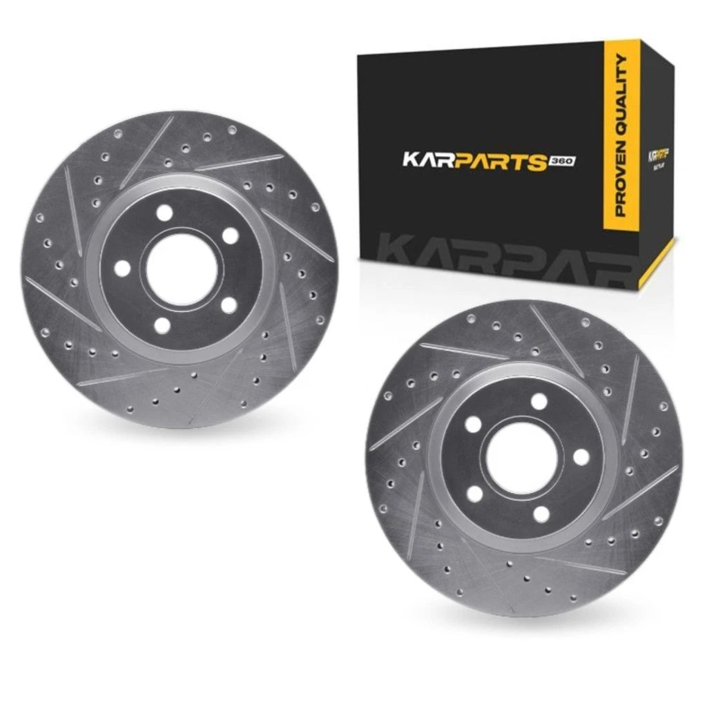 Set of 2 Brake Rotors for Volvo S40 (2004–2011) ALX-PAU-DF-7002-54017-CLA4
