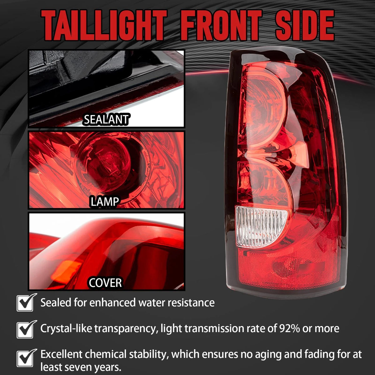 Tail Lights Assembly for Chevy Silverado 1500 2500 3500