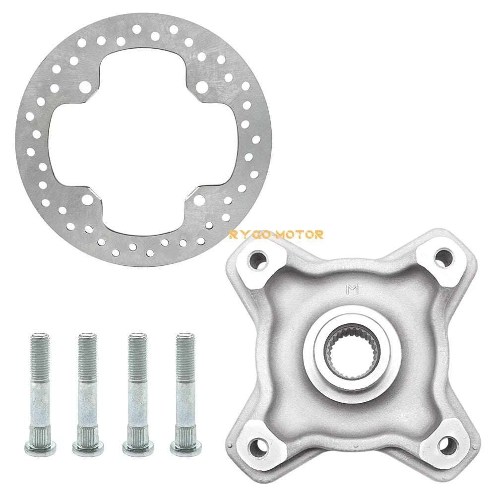 Front Wheel Hub & Brake Rotor Studs Kit for Polaris Scrambler 850/XP 850/XP 1000