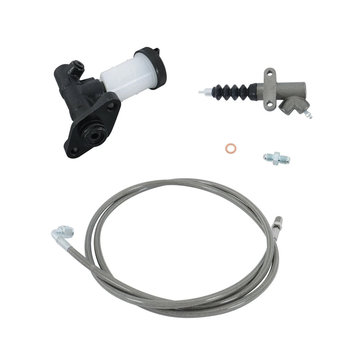 Master Cylinder & Stainless Clutch Line Kit for Mazda Miata (1990–2005)