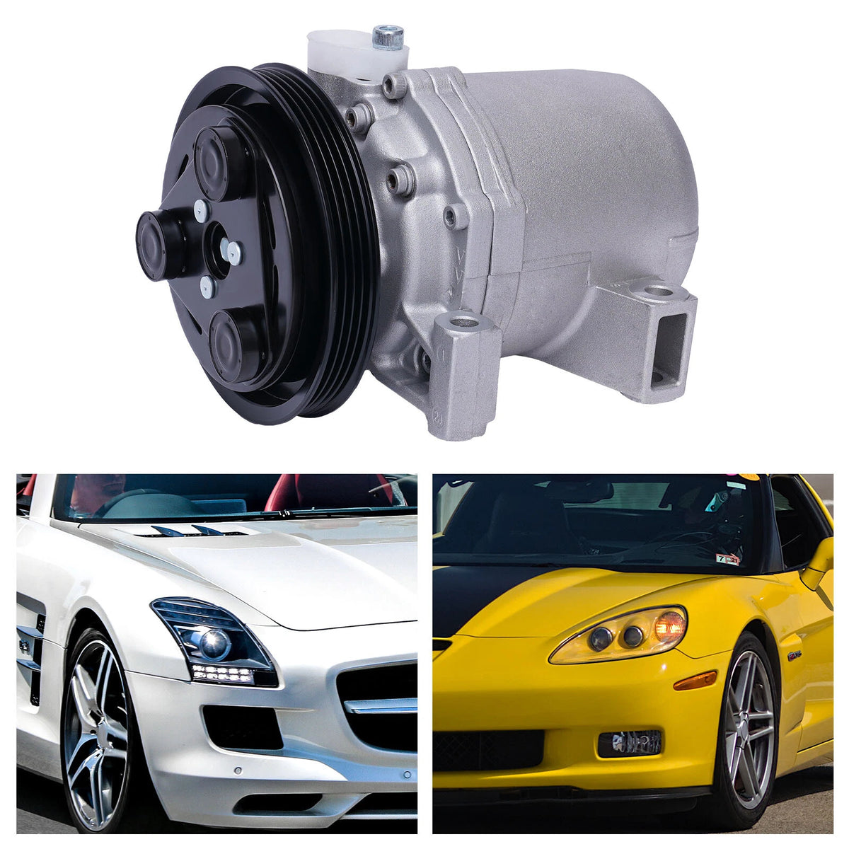 A/C Compressor with Clutch for Nissan Frontier Xterra (1999–2004) 10348170 1010386 638757 67428 68428