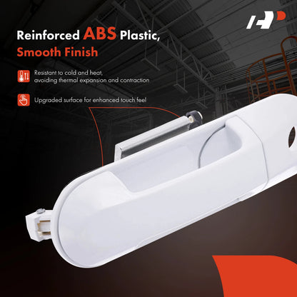 Front Left White Exterior Door Handle for Ford Explorer (2002–2010) 6L2Z7822405AAWHITE, 93936