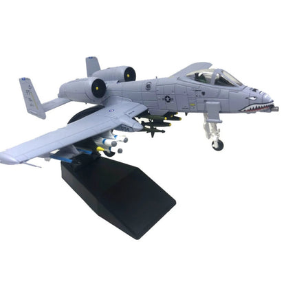 1/100 A-10 Thunderbolt II Fighter Alloy Model Plane Scene Gift