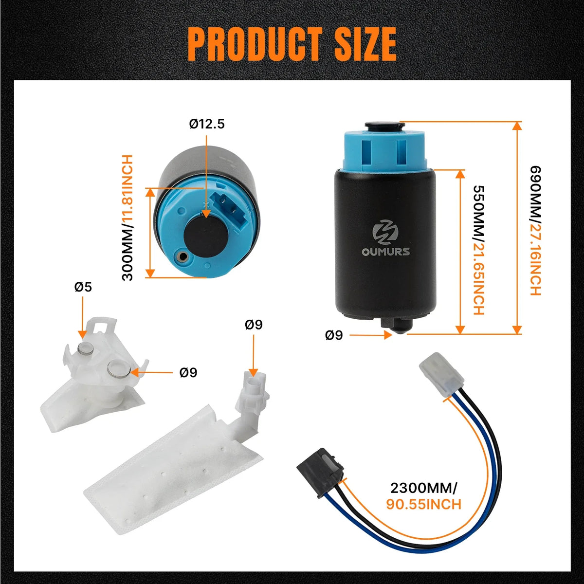 Fuel Pump + Strainer for Honda CBR1000RR (2008–2023) 16700-MFL-013