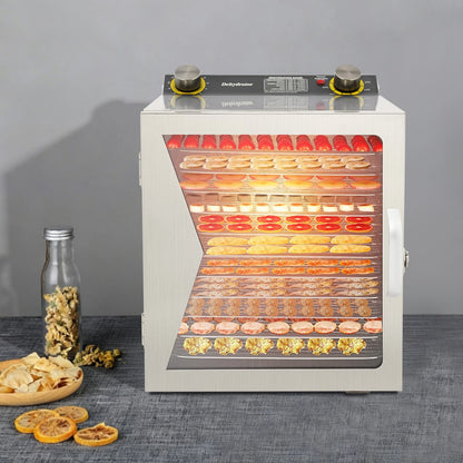 12-Tray Food Dehydrator Machine for Electric Food Fruit Dryer (800W)