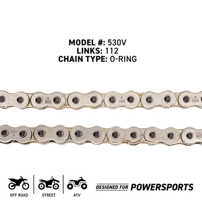 Sprocket Chain Set 14/45 Tooth for Suzuki Katana 600 (MK1004412, 519-KCS0884K-K001)