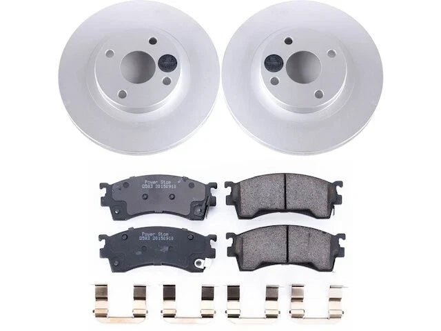 Front Brake Pad and Rotor Kit for Mazda Protege (1999–2000) NB279QP