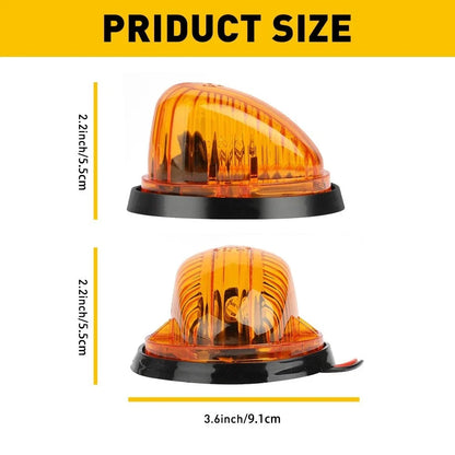 5Pcs Amber Marker Cab Lights + 194 LED for 73-87 Chevy GMC C/K Series