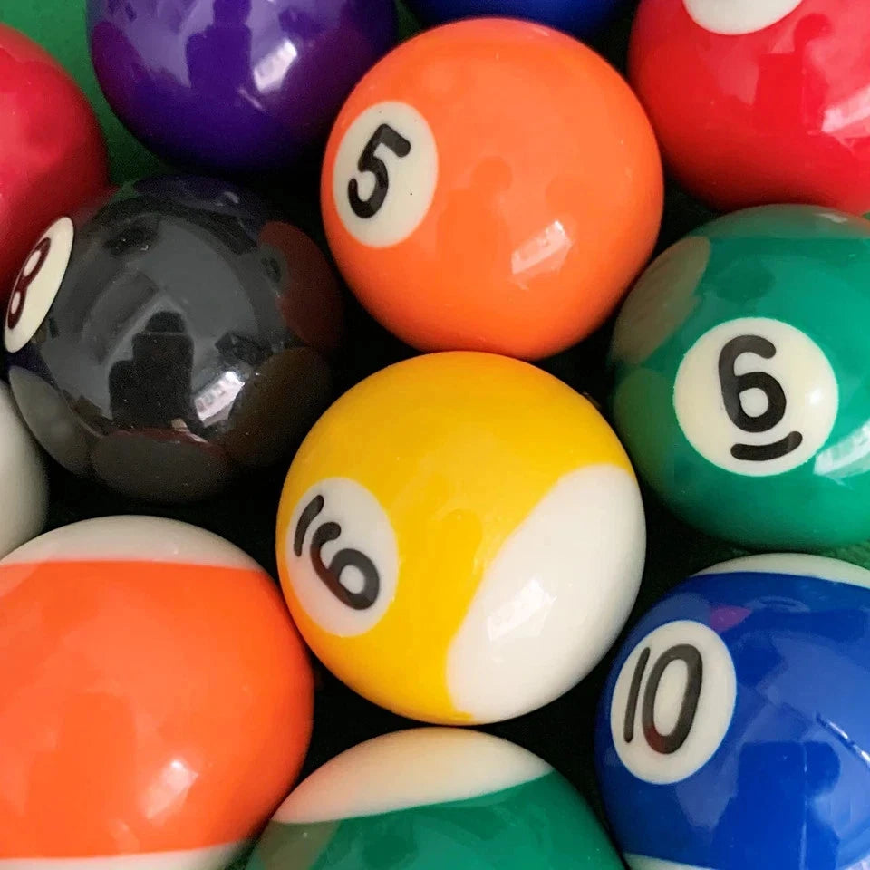 Set of 16 Pool Balls 2-1/4" Regulation Size BB225