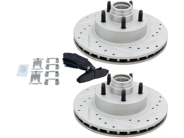 Brake Pad and Rotor Kit for Mazda B4000 (2000–2002) 51338GHXH