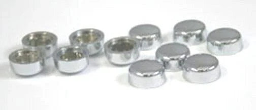 Set of 10 Hex Head Bolt Nut Covers for 7/16" Wrench PD#7/16-CHR