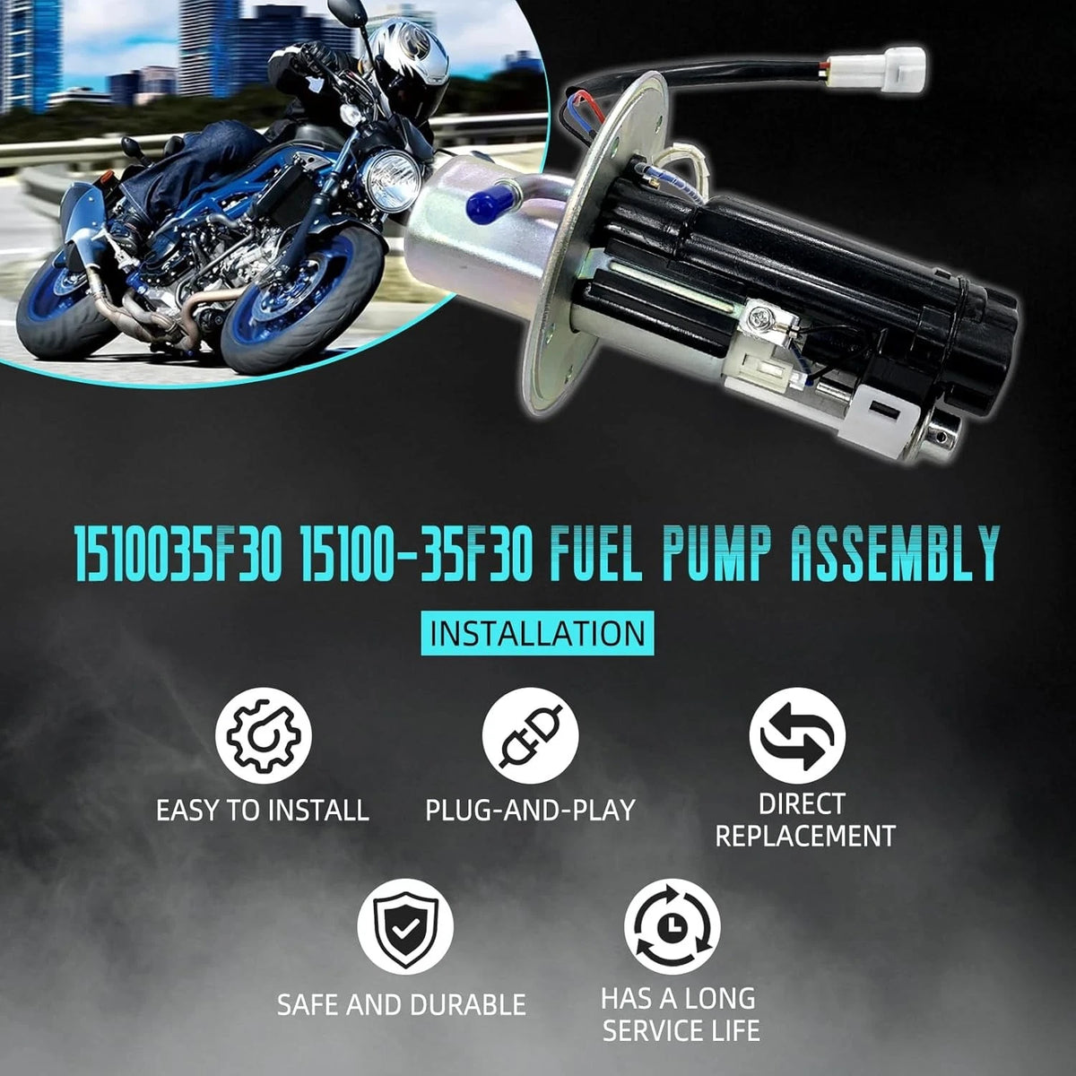 Fuel Pump Assembly for Suzuki GSXR1000 SV650 SV1000 (2003–2004)
