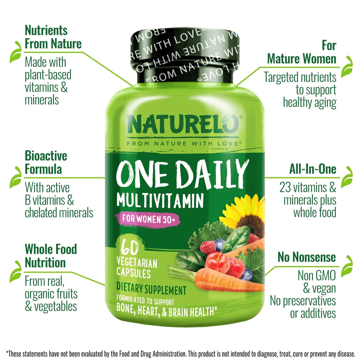 One Daily Multivitamin for Women 50+ (Iron 60 Count)