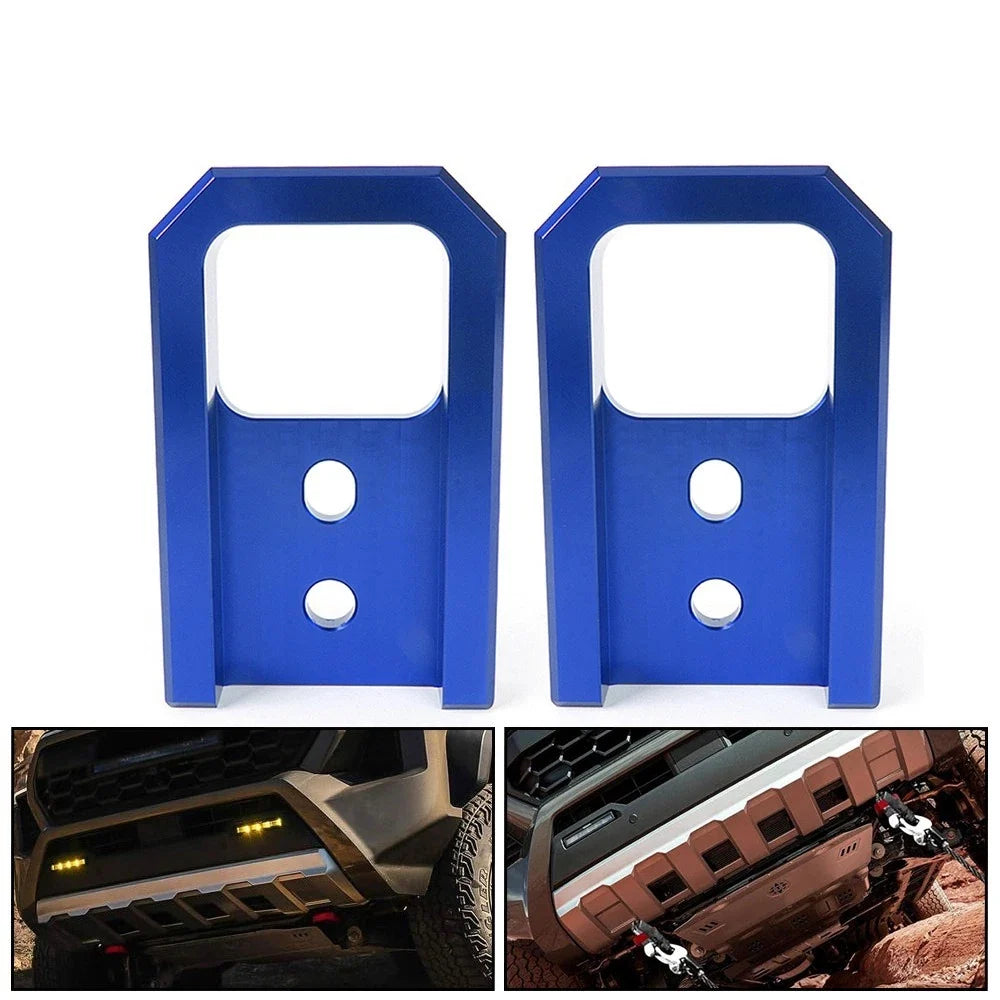 2X Front Tow Hooks for Tacoma (2024–2026) 4Runner (2025–2026) Blue
