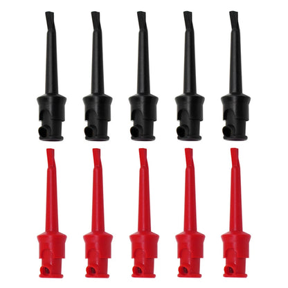 10PCS Mini Grabber Test Hook Clips for Electrical Testing