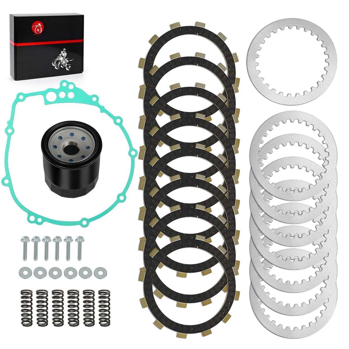 Complete Clutch Kit Springs W/Gasket for Yamaha FZ6/FZS600 (2004–2009)