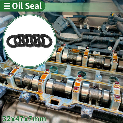Set of 5 Oil Seal Rotary Shaft Seal NBR Rubber 32x47x7mm