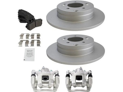 Set of 4 Brake Pads Rotors Calipers for Hyundai Sonata (2015) 52299YRMY