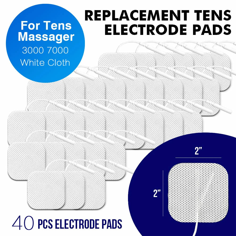 2X 40 TENS Electrode Pads for EMS Muscle Stimulator (7000, 3000)