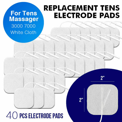 2X 40 TENS Electrode Pads for EMS Muscle Stimulator (7000, 3000)