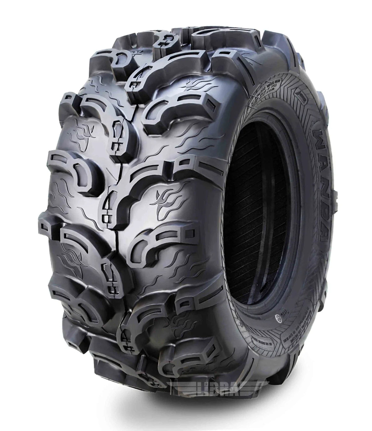 Premium ATV Tire 26x12-12 Rear 6PR P375 Ultra Deep Tread for ATV