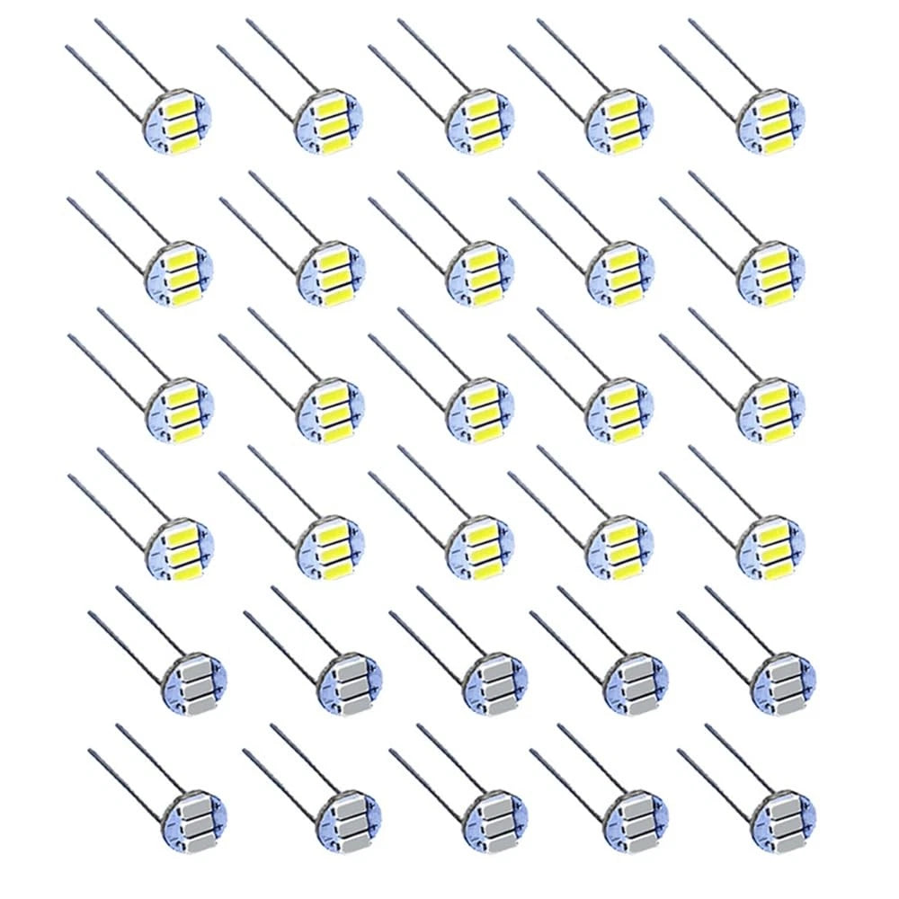 30 Pack of 12V Mini LED Bulbs for Car Dashboard Instrument Cluster