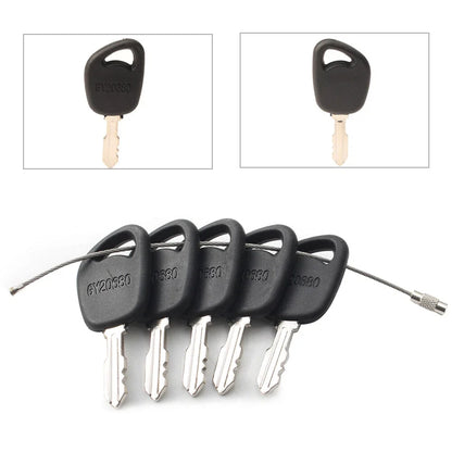 Set of 5 Ignition Keys for John Deere Lawn Mower (AM131946, AM135345)