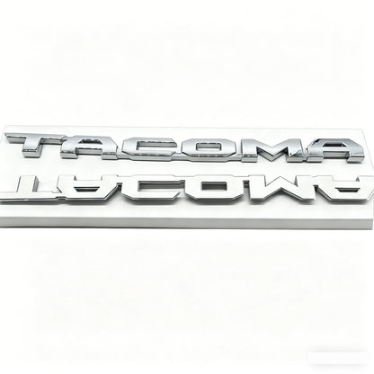 2Pcs Set Door Side Emblem for Tacoma (2016–2024) Chrome Nameplate Badge