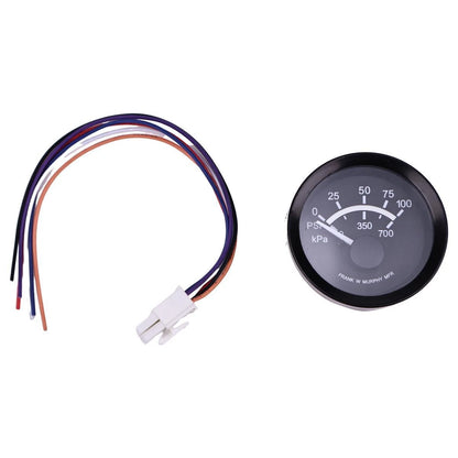 Electric Oil Pressure Gauge for Murphy EGS21P-100-12-A (05-70-2407)
