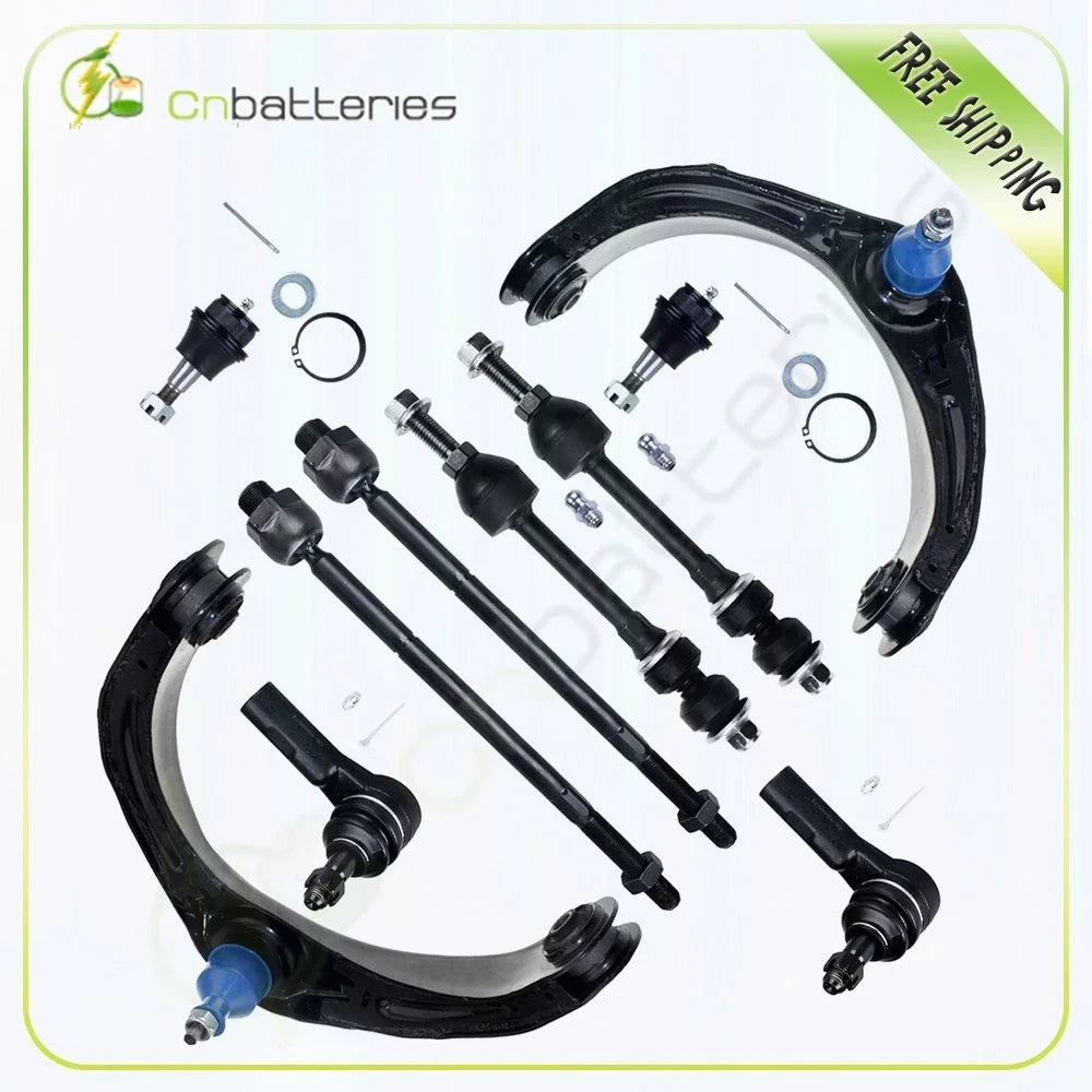 10PC Steering Control Arms & Ball Joint Tie Rod End for Dodge Ram 1500 (2006–2008)
