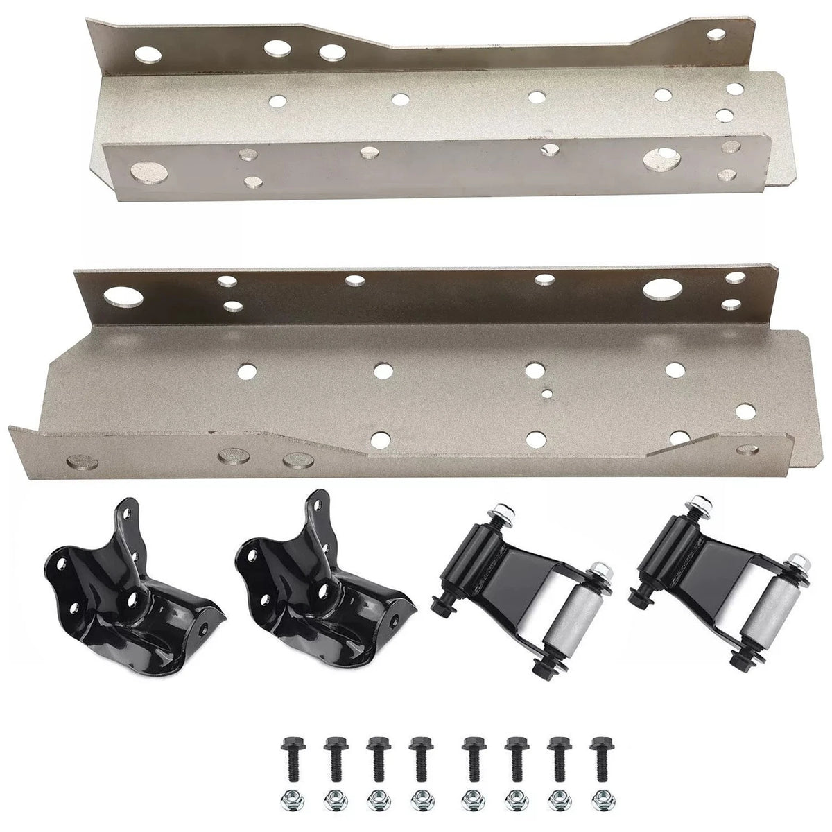 Rear Frame Repair Channels & Leaf Spring Shackles for Ranger (1993–2004)