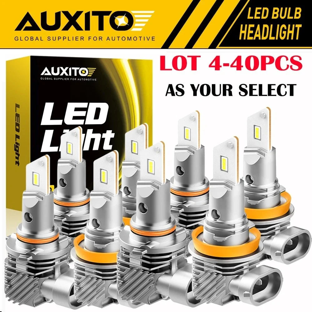 2X AUXITO 9005 H11 H8 LED Headlight Fog Light for