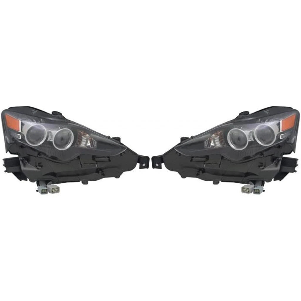 Headlight Assembly Pair for Lexus IS300 (2016) PLX-M0-324-1117LMACM2-CL360A3, LX2518141, LX2519141