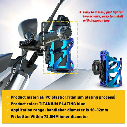 Cup Holder for Honda Yamaha Kawasaki Motorcycle (Universal)
