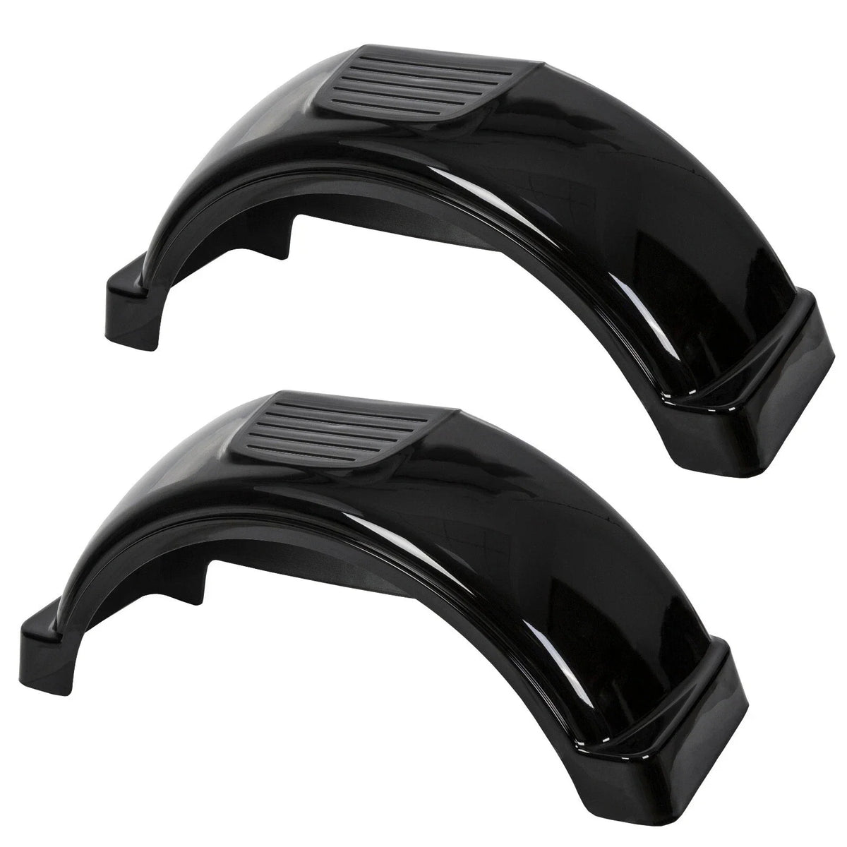 Set of 2 Single Axle Trailer Fenders for 13" Wheels (Skirt)