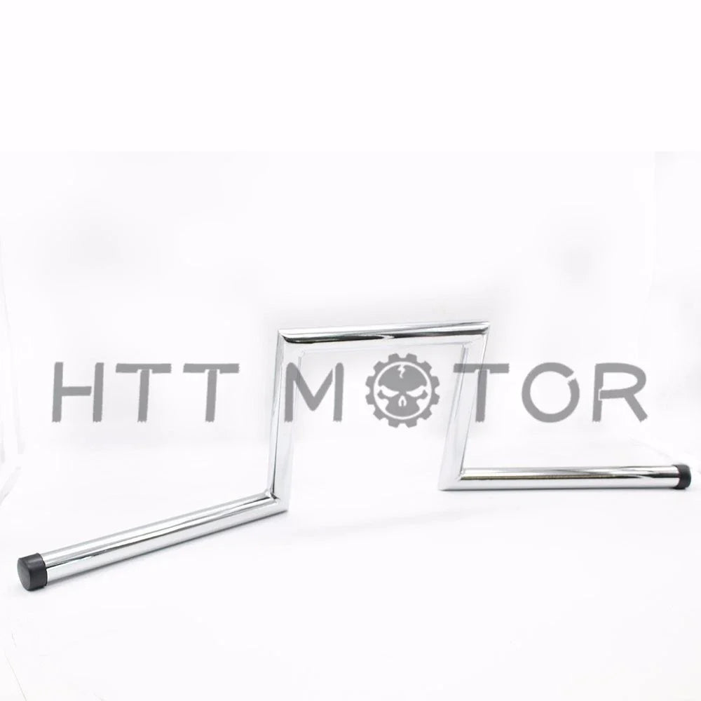 8" Rise 4" Pullback Ape-Hanger Z-Bars for Harley XL Sportster Dyna