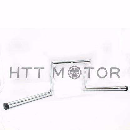 8" Rise 4" Pullback Ape-Hanger Z-Bars for Harley XL Sportster Dyna