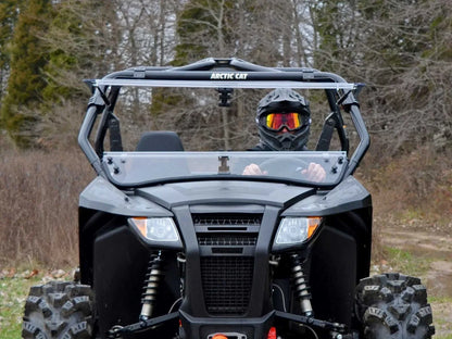Scratch Resistant Flip Windshield for Arctic Cat Wildcat Trail Sport (2014–2023)