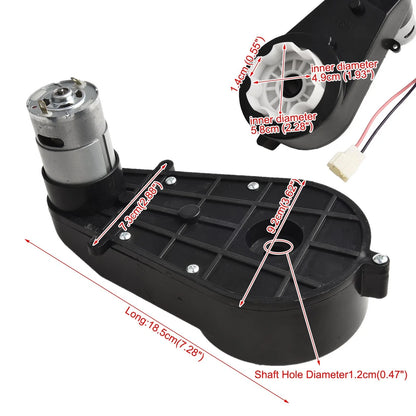 Gearbox and Motor Upgrade Kit for Children's Ride on Car (24V550 20000RPM)