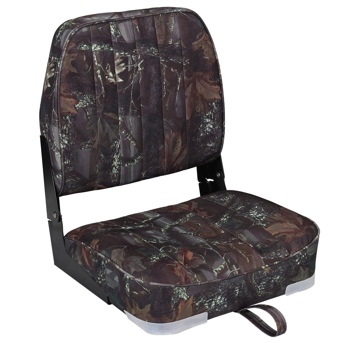 Camo Folding Marine Boat Seat for Leader Accessories (B-Camo/Black)