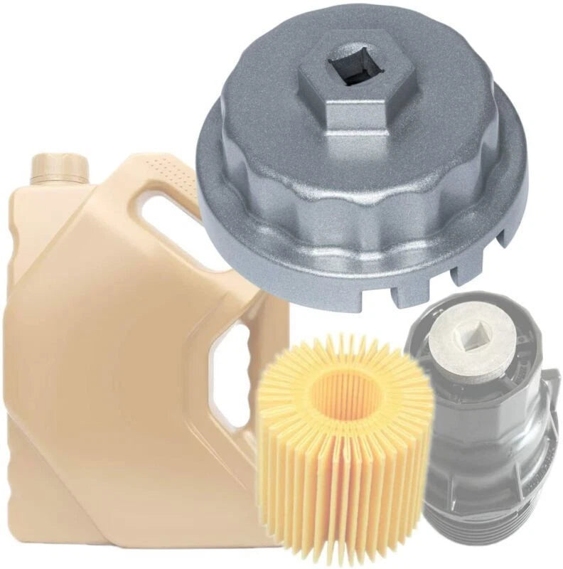 64mm 14 Flute Oil Filter Cap Wrench for Toyota Lexus Scion (2000–2023)