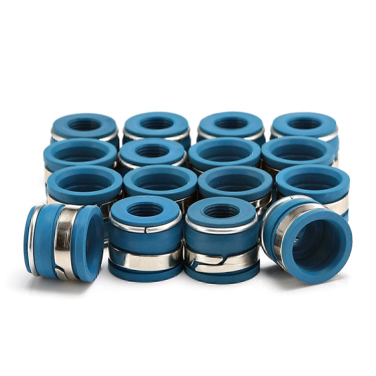 Set of 16 Viton Valve Stem Seals for SBC Chevy Small Block (SSI-SBC11, 32X500PO-VVS, 58012)