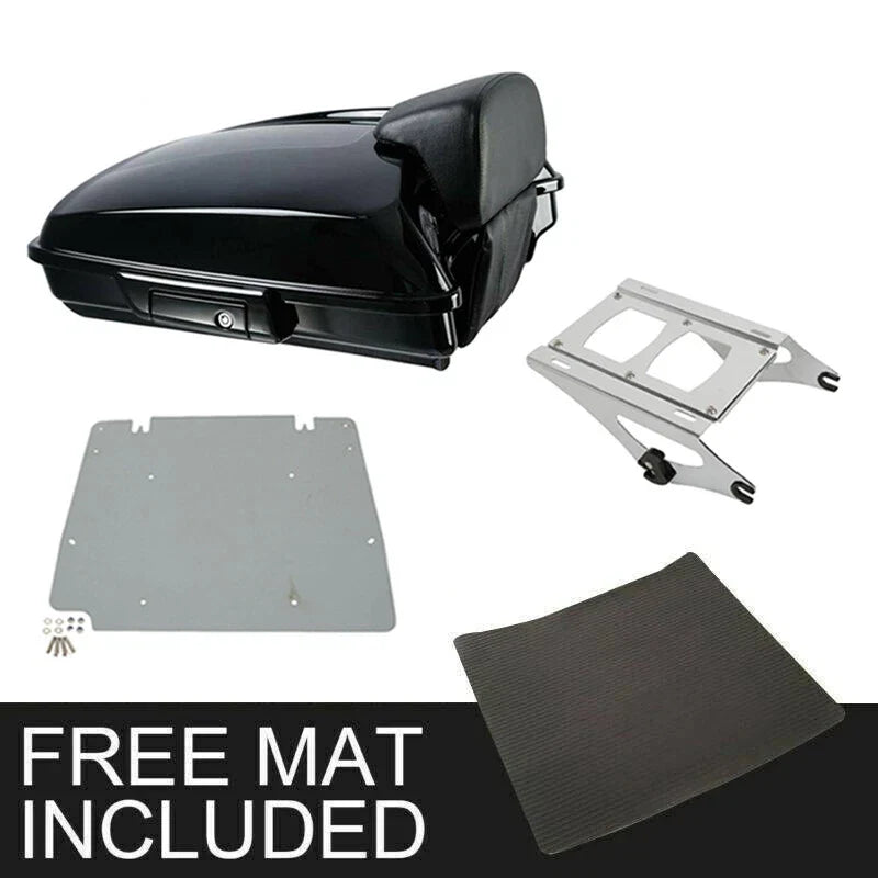 Trunk Backrest Mount Plate for Harley Touring Street Road Glide (2014–2026)