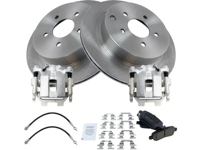 Set of 4 Brake Pad Rotor Caliper for Infiniti Q70L (2016–2018) 58278CPYB