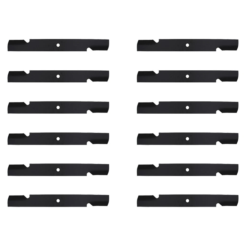 12 Notched Air-Lift Blades for Bad Boy Outlaw Ex
