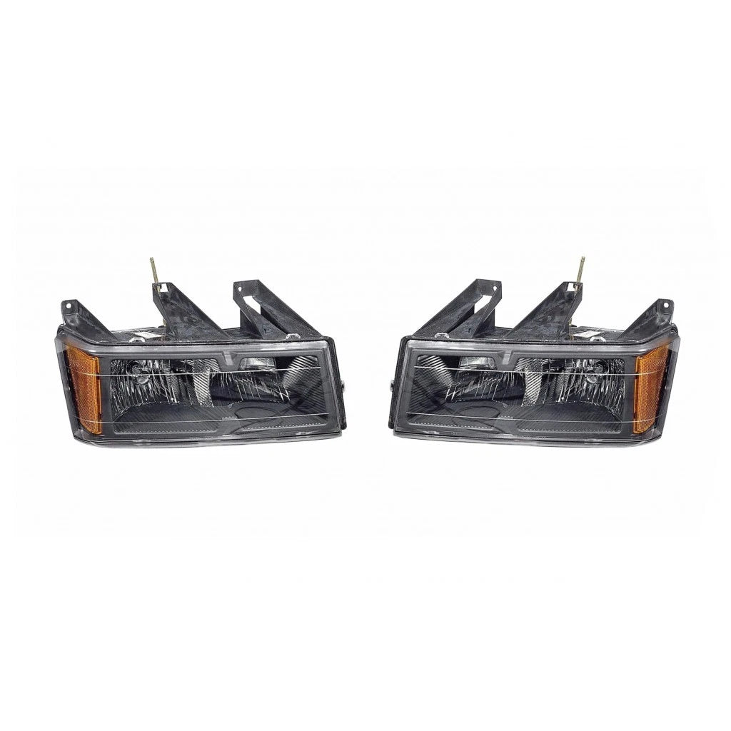 Headlight Assembly Pair for GMC Canyon (2004–2012) MLX-PAIR-SHE907-150L-CL360A51, GM2502234